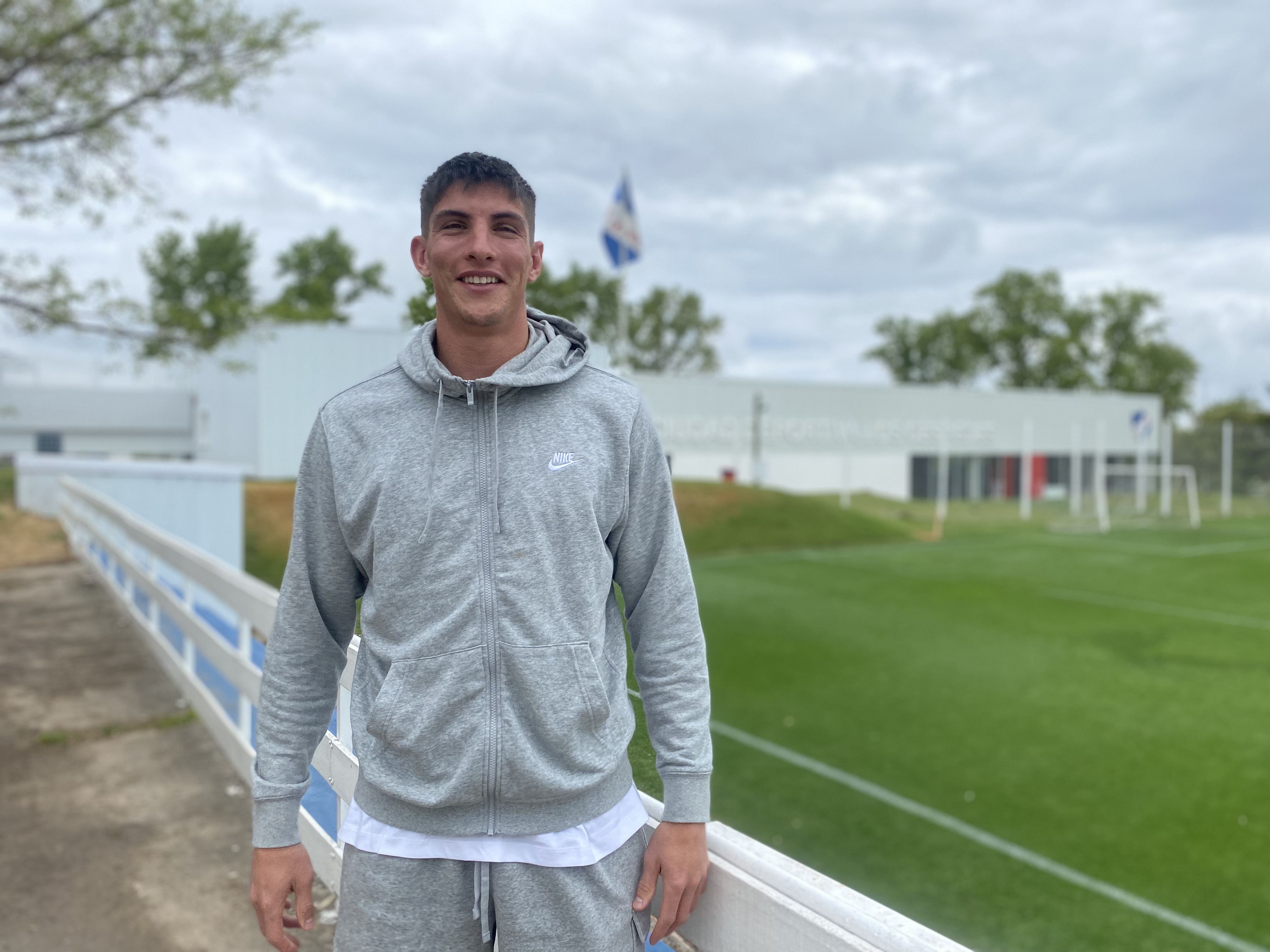 Sergio Rochet, el capitán del equipo, en el complejo Los Céspedes. Foto: Sofía Gard